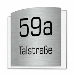 Design Edelstahl Hausnummer Bent In Verschiedenen Farben 8 Design Edelstahl Hausnummer Bent In Verschiedenen Farben -Türschilder aus Edelstahl Geschäft design edelstahl hausnummer bent in verschiedenen farben4