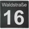 Design Hausnummer Aus Schiefer In Verschiedenen Größen