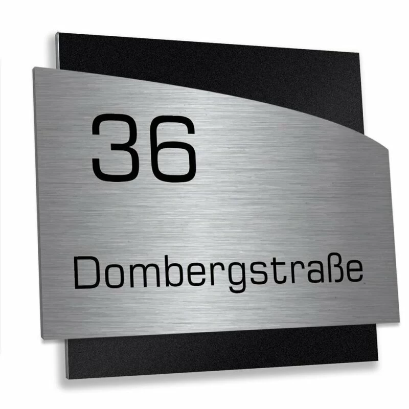 Design Hausnummernschild In Verschiedenen Farben TOLEDO 3 Design Hausnummernschild In Verschiedenen Farben TOLEDO – Bild 3