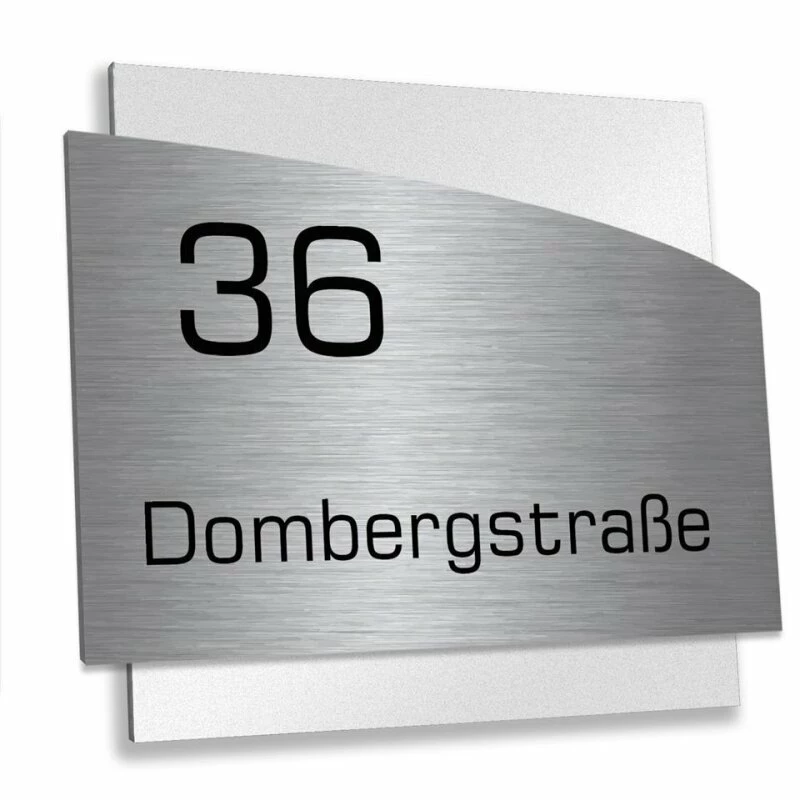 Design Hausnummernschild In Verschiedenen Farben TOLEDO 4 Design Hausnummernschild In Verschiedenen Farben TOLEDO – Bild 4