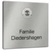 Design Haustürklingel 100x100mm In Premium Qualität