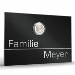 Design Klingelplatte 100x70mm Design Türklingel -Türschilder aus Edelstahl Geschäft design klingelplatte 100x70mm design tuerklingel3