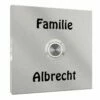 Design Klingelschild 70x70mm Premium Qualität