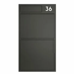 Design Paketbox Wild Schwarz RAL 9005 12 Design Paketbox Wild Schwarz RAL 9005 -Türschilder aus Edelstahl Geschäft design paketbox wild schwarz ral 90053