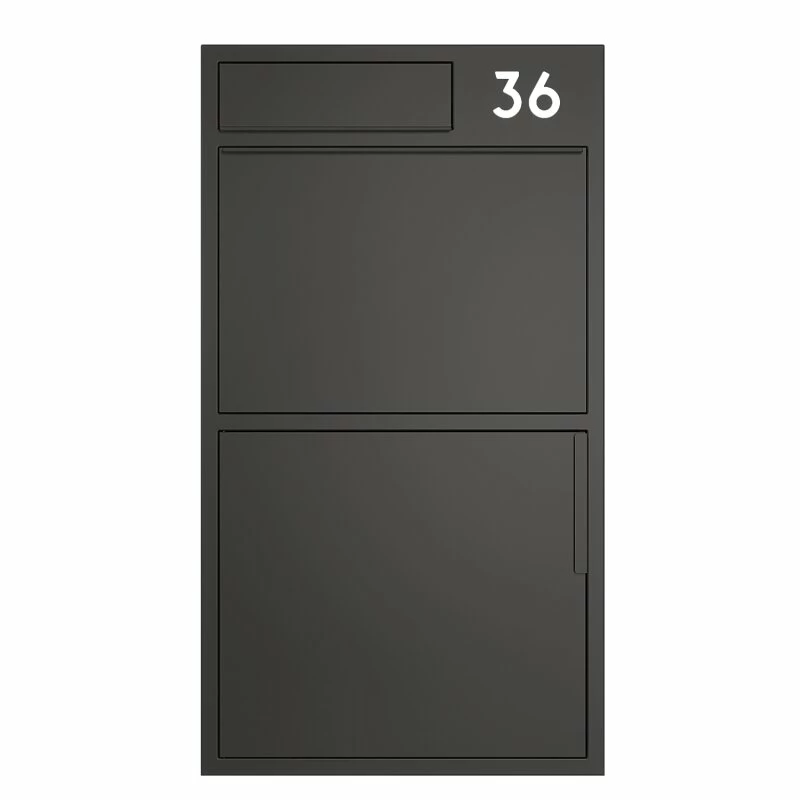 Design Paketbox Wild Schwarz RAL 9005 3 Design Paketbox Wild Schwarz RAL 9005 – Bild 3