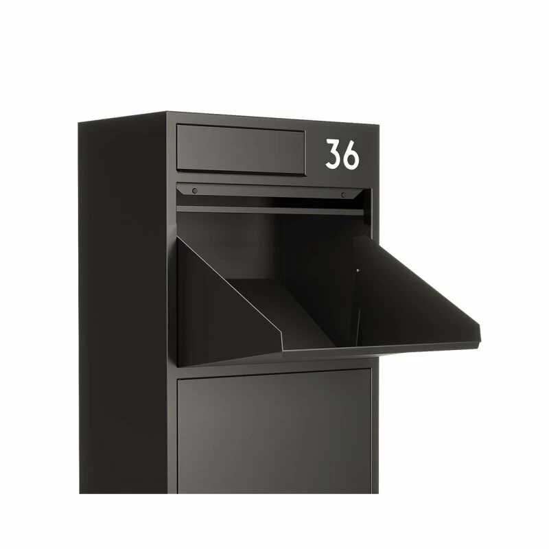 Design Paketbox Wild Schwarz RAL 9005 5 Design Paketbox Wild Schwarz RAL 9005 – Bild 5