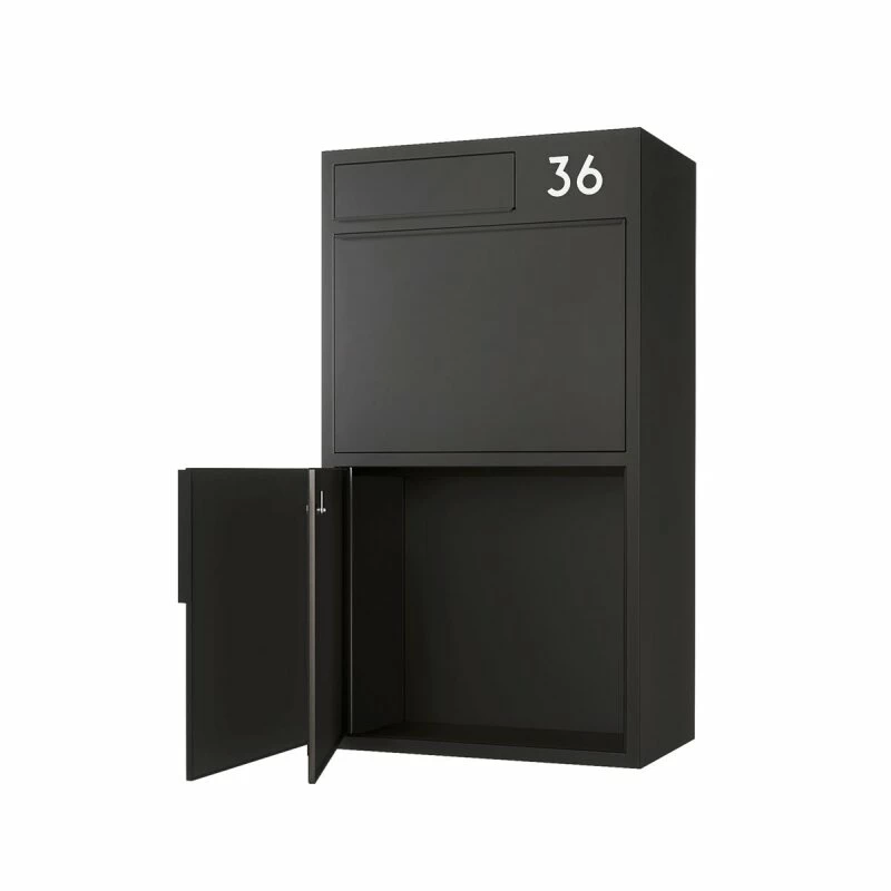 Design Paketbox Wild Schwarz RAL 9005 6 Design Paketbox Wild Schwarz RAL 9005 – Bild 6