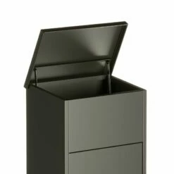 Design Paketkasten Postbox Paketbox Black Schwarz RAL 9005 -Türschilder aus Edelstahl Geschäft design paketkasten postbox paketbox black schwarz ral 90052