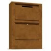 Design Paketkasten Postbox Paketbox Cortenstahl RAL 8001