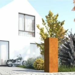 Design Paketkasten Postbox Paketbox Cortenstahl -Türschilder aus Edelstahl Geschäft design paketkasten postbox paketbox cortenstahl5