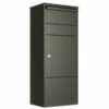 Design Paketkasten Postbox Paketbox Schwarz RAL 9005