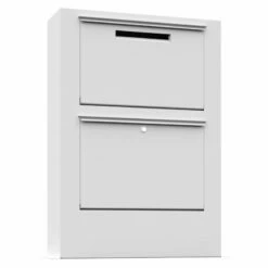 Design Paketkasten Postbox Paketbox Weiß RAL 9016