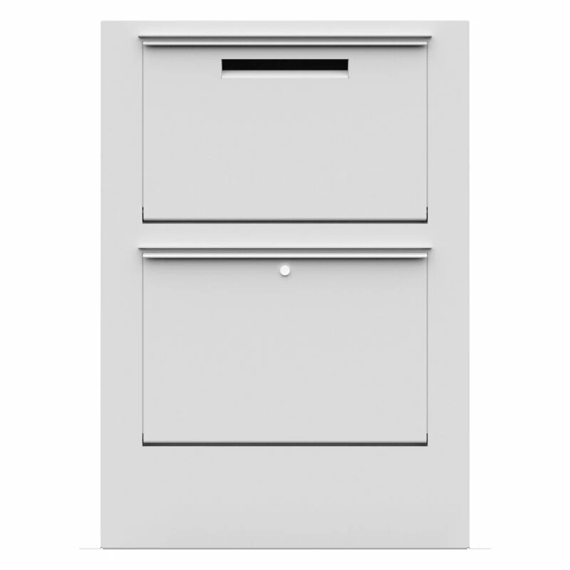 Design Paketkasten Postbox Paketbox Weiß RAL 9016 2 Design Paketkasten Postbox Paketbox Weiß RAL 9016 – Bild 2