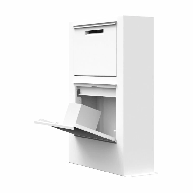 Design Paketkasten Postbox Paketbox Weiß RAL 9016 4 Design Paketkasten Postbox Paketbox Weiß RAL 9016 – Bild 4