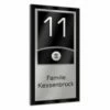 Design Türklingel 130x260mm Mit Schwarzer Acrylglasdekorplatte