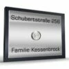 Design Türklingel 180x130mm Mit Schwarzer Acrylglasplatte