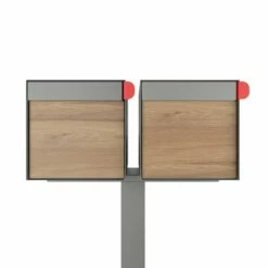 Doppel Briefkasten Standbriefkasten Square Grau Metallic RAL 9007 Mit HPL-Front 14 Doppel Briefkasten Standbriefkasten Square Grau Metallic RAL 9007 Mit HPL-Front -Türschilder aus Edelstahl Geschäft doppel briefkasten standbriefkasten square grau metallic ral 9007 mit hpl front2