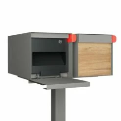 Doppel Briefkasten Standbriefkasten Square Grau Metallic RAL 9007 Mit HPL-Front 15 Doppel Briefkasten Standbriefkasten Square Grau Metallic RAL 9007 Mit HPL-Front -Türschilder aus Edelstahl Geschäft doppel briefkasten standbriefkasten square grau metallic ral 9007 mit hpl front3