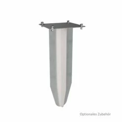 Doppel Briefkasten Standbriefkasten Square Grau Metallic RAL 9007 -Türschilder aus Edelstahl Geschäft doppel briefkasten standbriefkasten square grau metallic ral 90075