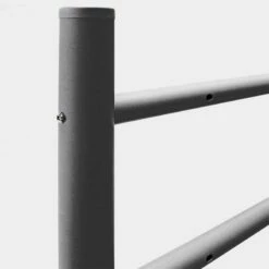 Doppel Standbriefkasten Set in ANTHRAZIT RAL 7016 Pulverbeschichtet Mit Edelstahlbeschriftungsapplikation -Türschilder aus Edelstahl Geschäft doppel standbriefkasten ral 7016 mit beschriftung6