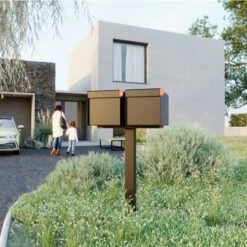 Dreifach Briefkasten Standbriefkasten Square Verschiedene Farben Wählbar -Türschilder aus Edelstahl Geschäft dreifach briefkasten standbriefkasten square verschiedene farben waehlbar4