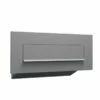 Durchwurfbriefkasten Grau Metallic RAL 9007