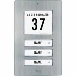 Edelstahl Aufputz Klingeltaster Für 1, 2, 3-Familienhaus 11 Edelstahl Aufputz Klingeltaster Für 1, 2, 3-Familienhaus -Türschilder aus Edelstahl Geschäft edelstahl aufputz klingeltaster fuer 1 2 3 familienhaus4