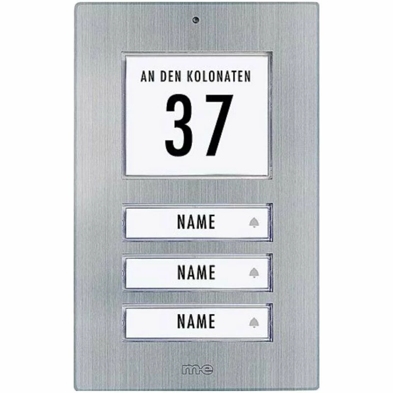 Edelstahl Aufputz Klingeltaster Für 1, 2, 3-Familienhaus 4 Edelstahl Aufputz Klingeltaster Für 1, 2, 3-Familienhaus – Bild 4