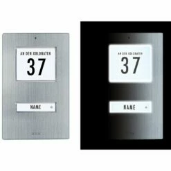 Edelstahl Aufputz Klingeltaster Für 1, 2, 3-Familienhaus 12 Edelstahl Aufputz Klingeltaster Für 1, 2, 3-Familienhaus -Türschilder aus Edelstahl Geschäft edelstahl aufputz klingeltaster fuer 1 2 3 familienhaus5