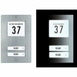 Edelstahl Aufputz Klingeltaster Für 1, 2, 3-Familienhaus 13 Edelstahl Aufputz Klingeltaster Für 1, 2, 3-Familienhaus -Türschilder aus Edelstahl Geschäft edelstahl aufputz klingeltaster fuer 1 2 3 familienhaus6