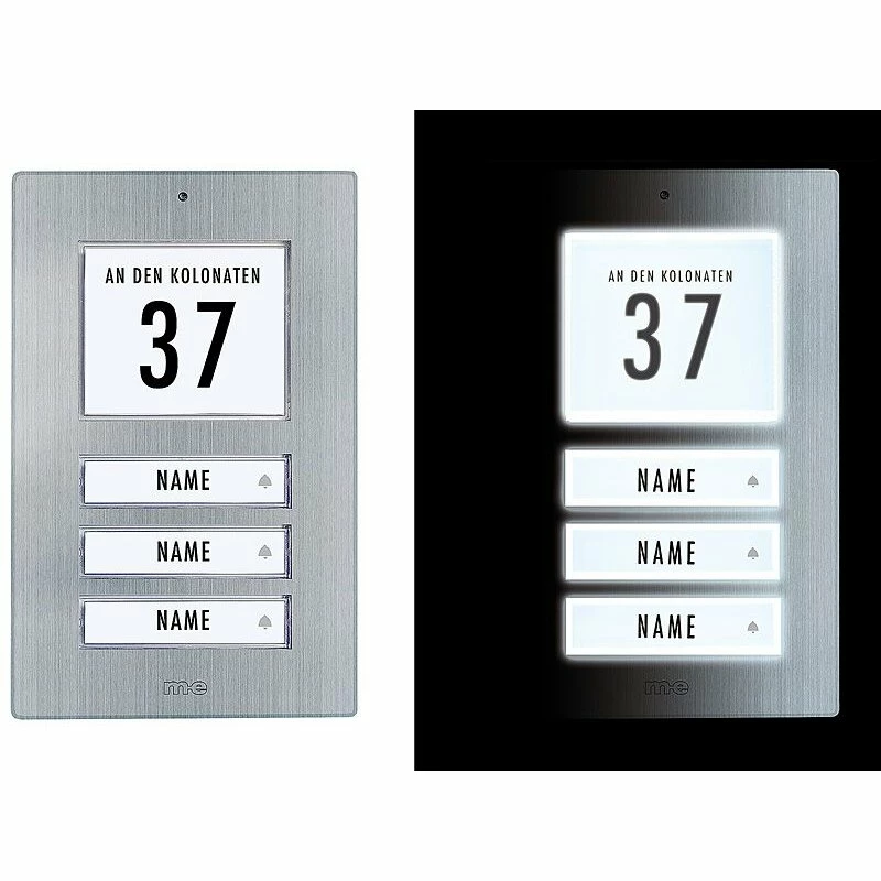 Edelstahl Aufputz Klingeltaster Für 1, 2, 3-Familienhaus 7 Edelstahl Aufputz Klingeltaster Für 1, 2, 3-Familienhaus – Bild 7