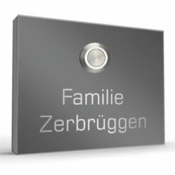 Edelstahl Aufputz Türklingel 110x85mm Mit LED Taster Venus1 -Türschilder aus Edelstahl Geschäft edelstahl aufputz tuerklingel 110x85mm mit led taster venus14
