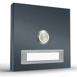 Edelstahl Aufputz Türklingel Aufputzklingel 100x100mm Pluto20 -Türschilder aus Edelstahl Geschäft edelstahl aufputz tuerklingel aufputzklingel 100x100mm pluto203