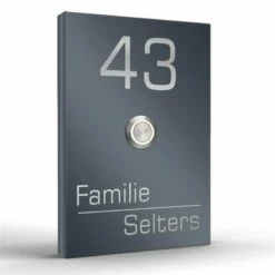 Edelstahl Aufputz Türklingel Aufputzklingel 110x160mm Mit LED Taster Saturn1 -Türschilder aus Edelstahl Geschäft edelstahl aufputz tuerklingel aufputzklingel 110x160mm mit led taster saturn12