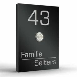 Edelstahl Aufputz Türklingel Aufputzklingel 110x160mm Mit LED Taster Saturn1 -Türschilder aus Edelstahl Geschäft edelstahl aufputz tuerklingel aufputzklingel 110x160mm mit led taster saturn13