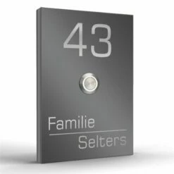 Edelstahl Aufputz Türklingel Aufputzklingel 110x160mm Mit LED Taster Saturn1 -Türschilder aus Edelstahl Geschäft edelstahl aufputz tuerklingel aufputzklingel 110x160mm mit led taster saturn14