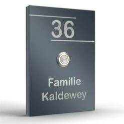 Edelstahl Aufputz Türklingel Aufputzklingel 110x160mm Mit LED Taster Saturn2 -Türschilder aus Edelstahl Geschäft edelstahl aufputz tuerklingel aufputzklingel 110x160mm mit led taster saturn22