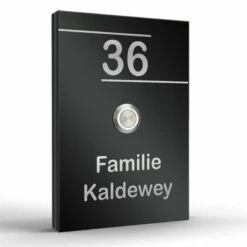 Edelstahl Aufputz Türklingel Aufputzklingel 110x160mm Mit LED Taster Saturn2 -Türschilder aus Edelstahl Geschäft edelstahl aufputz tuerklingel aufputzklingel 110x160mm mit led taster saturn23