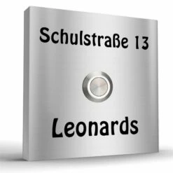 Edelstahl Aufputz Türklingel Aufputzklingel In Verschiedenen Größen Futura8