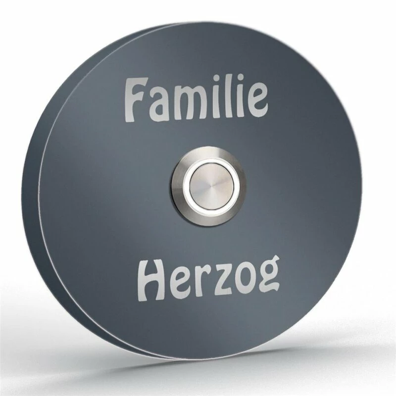 Edelstahl Aufputz Türklingel Aufputzklingel Mit LED 1 Edelstahl Aufputz Türklingel Aufputzklingel Mit LED