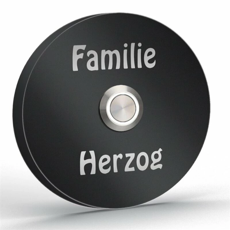 Edelstahl Aufputz Türklingel Aufputzklingel Mit LED 2 Edelstahl Aufputz Türklingel Aufputzklingel Mit LED – Bild 2