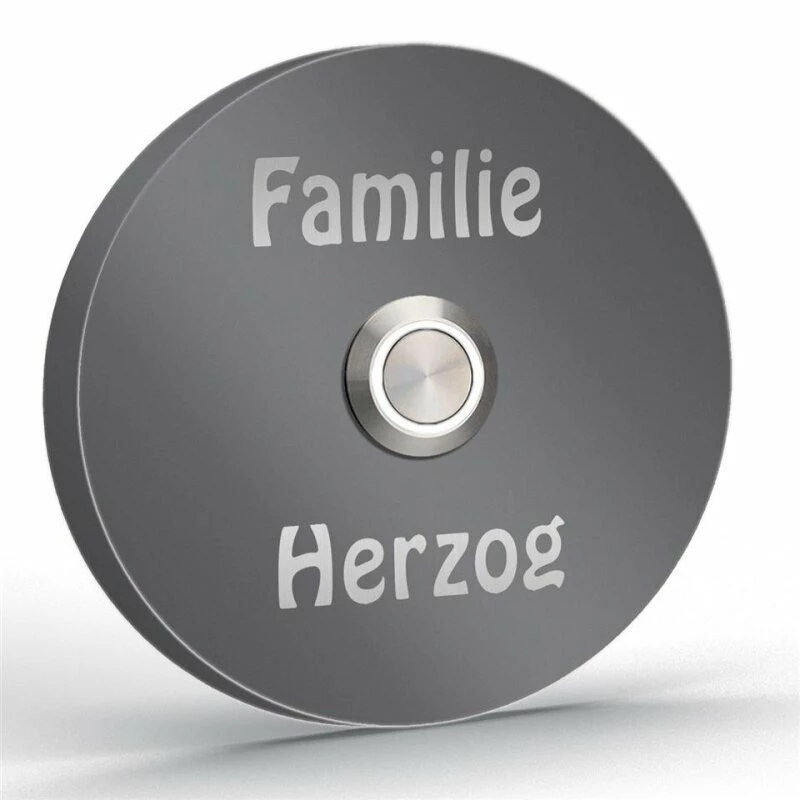 Edelstahl Aufputz Türklingel Aufputzklingel Mit LED 3 Edelstahl Aufputz Türklingel Aufputzklingel Mit LED – Bild 3