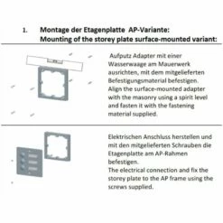 Edelstahl Aufputztürklingel Eckig Für Eine Wohneinheit Inklusive AP-Rahmen -Türschilder aus Edelstahl Geschäft edelstahl aufputztuerklingel eckig fuer eine wohneinheit inklusive ap rahmen 12