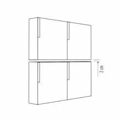 Edelstahl Briefkasten Briefkastenanlage Portis Mit Holzdekor-Front Schwarz RAL 9005 -Türschilder aus Edelstahl Geschäft edelstahl briefkasten briefkastenanlage portis mit holzdekor front schwarz ral 90057