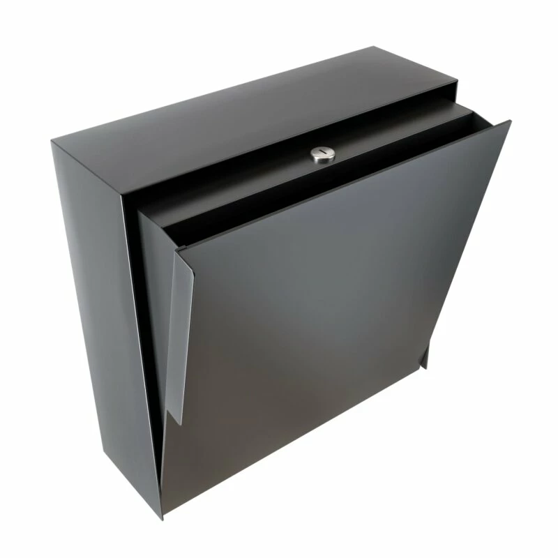 Edelstahl Briefkasten Briefkastenanlage Portis RAL 7016 Anthrazit Grau 2 Edelstahl Briefkasten Briefkastenanlage Portis RAL 7016 Anthrazit Grau – Bild 2