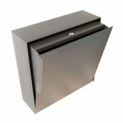 Edelstahl Briefkasten Briefkastenanlage Wandbriefkasten Portis Grau RAL 9007 -Türschilder aus Edelstahl Geschäft edelstahl briefkasten briefkastenanlage wandbriefkasten portis grau ral 90077