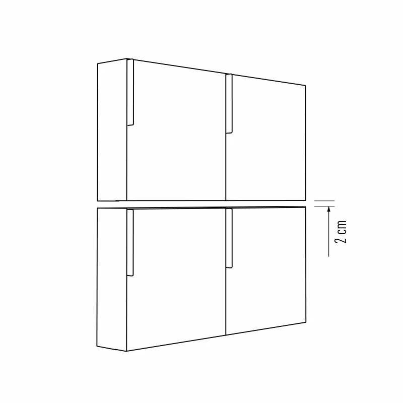 Edelstahl Briefkasten Briefkastenanlage Wandbriefkasten Portis Weiß RAL 9016 7 Edelstahl Briefkasten Briefkastenanlage Wandbriefkasten Portis Weiß RAL 9016 – Bild 7