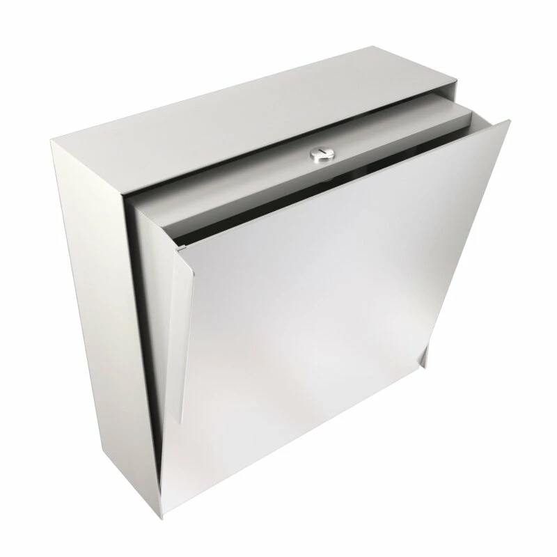 Edelstahl Briefkasten Briefkastenanlage Wandbriefkasten Portis Weiß RAL 9016 9 Edelstahl Briefkasten Briefkastenanlage Wandbriefkasten Portis Weiß RAL 9016 – Bild 9