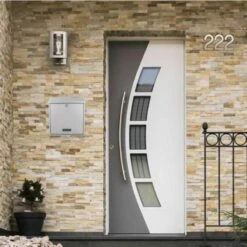 Edelstahl Briefkasten Mailbox Bolzano Silber -Türschilder aus Edelstahl Geschäft edelstahl briefkasten mailbox bolzano silber5