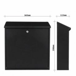 Edelstahl Briefkasten Mailbox Firenze Anthrazit -Türschilder aus Edelstahl Geschäft edelstahl briefkasten mailbox firenze anthrazit3